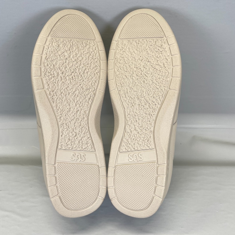 SAS Free Time Shoes Womens Size 8.5 M Bone Beige Leather Walking Comfort Sneaker - Picture 9 of 10